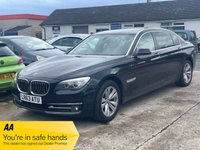 USED 2013 H BMW 7 SERIES 3.0 730LD SE 4d 255 BHP REAR SCREENS PRO, IVORY LEATHER