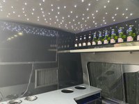 USED 2014 R VOLKSWAGEN CRAFTER 2.0L CR35 TDI H/R P/V 0d 108 BHP SOLAR PANEL + LED LIGHTS + UPGRADED SPEAKERS + BENTLEY STITCHING LEATHER THROUGHOUT + STORAGE + 2  LEISURE BATTERIES + USB CHARGING POINTS + PROFESSIONALLY CUSTOM BUILT TO HIGH STANDARD + CAN REMOVE SEATS FOR POSSIBLE CAMPER CONVERSION