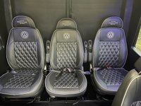 USED 2014 R VOLKSWAGEN CRAFTER 2.0L CR35 TDI H/R P/V 0d 108 BHP SOLAR PANEL + LED LIGHTS + UPGRADED SPEAKERS + BENTLEY STITCHING LEATHER THROUGHOUT + STORAGE + 2  LEISURE BATTERIES + USB CHARGING POINTS + PROFESSIONALLY CUSTOM BUILT TO HIGH STANDARD + CAN REMOVE SEATS FOR POSSIBLE CAMPER CONVERSION