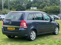 USED 2010 10 VAUXHALL ZAFIRA 1.8 DESIGN 5d 139 BHP 