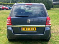 USED 2010 10 VAUXHALL ZAFIRA 1.8 DESIGN 5d 139 BHP 