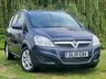 USED 2010 10 VAUXHALL ZAFIRA 1.8 DESIGN 5d 139 BHP 
