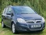 USED 2010 10 VAUXHALL ZAFIRA 1.8 DESIGN 5d 139 BHP 