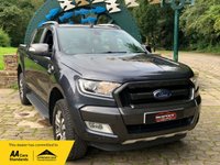 USED 2017 67 FORD RANGER 3.2 WILDTRAK 4X4 DCB TDCI 4d 197 BHP 2017/67reg FORD RANGER WILDTRACK - DOUBLE-CAB PICK UP TRUCK - 2.3 DIESEL - AUTOMATIC - ROLLER SHUTTER BACK - 1/2 LEATHER - SATELLITE NAVIGATION - 1 FORMER KEEPER  - SERVICE HISTORY