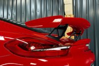 USED 2016 65 PORSCHE CAYMAN 3.8 GT4 2d 380 BHP RARE CARMINE RED, LEATHER DASH, 18 WAY HEATED SEATS, SPORTS CHRONO +