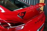 USED 2016 65 PORSCHE CAYMAN 3.8 GT4 2d 380 BHP RARE CARMINE RED, LEATHER DASH, 18 WAY HEATED SEATS, SPORTS CHRONO +