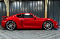USED 2016 65 PORSCHE CAYMAN 3.8 GT4 2d 380 BHP RARE CARMINE RED, LEATHER DASH, 18 WAY HEATED SEATS, SPORTS CHRONO +