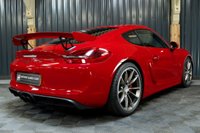 USED 2016 65 PORSCHE CAYMAN 3.8 GT4 2d 380 BHP RARE CARMINE RED, LEATHER DASH, 18 WAY HEATED SEATS, SPORTS CHRONO +