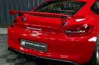 USED 2016 65 PORSCHE CAYMAN 3.8 GT4 2d 380 BHP RARE CARMINE RED, LEATHER DASH, 18 WAY HEATED SEATS, SPORTS CHRONO +