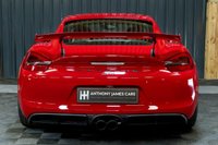 USED 2016 65 PORSCHE CAYMAN 3.8 GT4 2d 380 BHP RARE CARMINE RED, LEATHER DASH, 18 WAY HEATED SEATS, SPORTS CHRONO +