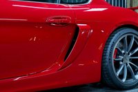 USED 2016 65 PORSCHE CAYMAN 3.8 GT4 2d 380 BHP RARE CARMINE RED, LEATHER DASH, 18 WAY HEATED SEATS, SPORTS CHRONO +