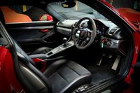 USED 2016 65 PORSCHE CAYMAN 3.8 GT4 2d 380 BHP RARE CARMINE RED, LEATHER DASH, 18 WAY HEATED SEATS, SPORTS CHRONO +