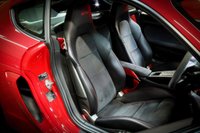 USED 2016 65 PORSCHE CAYMAN 3.8 GT4 2d 380 BHP RARE CARMINE RED, LEATHER DASH, 18 WAY HEATED SEATS, SPORTS CHRONO +