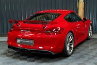 USED 2016 65 PORSCHE CAYMAN 3.8 GT4 2d 380 BHP RARE CARMINE RED, LEATHER DASH, 18 WAY HEATED SEATS, SPORTS CHRONO +