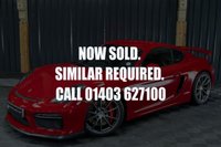 USED 2016 65 PORSCHE CAYMAN 3.8 GT4 2d 380 BHP RARE CARMINE RED, LEATHER DASH, 18 WAY HEATED SEATS, SPORTS CHRONO +