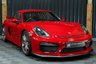 USED 2016 65 PORSCHE CAYMAN 3.8 GT4 2d 380 BHP RARE CARMINE RED, LEATHER DASH, 18 WAY HEATED SEATS, SPORTS CHRONO +
