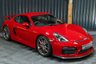 USED 2016 65 PORSCHE CAYMAN 3.8 GT4 2d 380 BHP RARE CARMINE RED, LEATHER DASH, 18 WAY HEATED SEATS, SPORTS CHRONO +