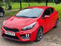 USED 2014 64 KIA PRO CEED 1.6 GT TECH 3d 201 BHP *  MEGA MEGA SPEC *      LOW MILES