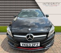 USED 2013 63 MERCEDES-BENZ A-CLASS 2.0 A250 BLUEEFFICIENCY ENGINEERED BY AMG 5d 211 BHP HEATED SEATS - AMG EXCLUSIVE BLACK LEATHER WITH RED STITCHING - BLUETOOTH HANDSFREE - SAT NAV - DAB DIGITAL RADIO - MEMORY PACKAGE - MIRROR PACKAGE - SPECIAL EDITION ENGINEERED BY AMG MODEL
