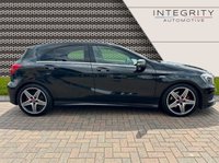 USED 2013 63 MERCEDES-BENZ A-CLASS 2.0 A250 BLUEEFFICIENCY ENGINEERED BY AMG 5d 211 BHP HEATED SEATS - AMG EXCLUSIVE BLACK LEATHER WITH RED STITCHING - BLUETOOTH HANDSFREE - SAT NAV - DAB DIGITAL RADIO - MEMORY PACKAGE - MIRROR PACKAGE - SPECIAL EDITION ENGINEERED BY AMG MODEL