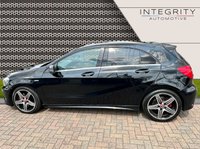 USED 2013 63 MERCEDES-BENZ A-CLASS 2.0 A250 BLUEEFFICIENCY ENGINEERED BY AMG 5d 211 BHP HEATED SEATS - AMG EXCLUSIVE BLACK LEATHER WITH RED STITCHING - BLUETOOTH HANDSFREE - SAT NAV - DAB DIGITAL RADIO - MEMORY PACKAGE - MIRROR PACKAGE - SPECIAL EDITION ENGINEERED BY AMG MODEL