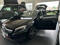 USED 2013 63 MERCEDES-BENZ A-CLASS 2.0 A250 BLUEEFFICIENCY ENGINEERED BY AMG 5d 211 BHP HEATED SEATS - AMG EXCLUSIVE BLACK LEATHER WITH RED STITCHING - BLUETOOTH HANDSFREE - SAT NAV - DAB DIGITAL RADIO - MEMORY PACKAGE - MIRROR PACKAGE - SPECIAL EDITION ENGINEERED BY AMG MODEL