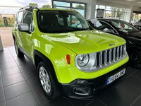 USED 2017 64 JEEP RENEGADE 2.0 M-JET LIMITED 5d 138 BHP U CONNECT NAVIGATION - USB INTERFACE - BLUETOOTH HANDSFREE - 18" ALLOY WHEELS - DAB RADIO - VISABILITY PACK - FRONT AND REAR PARK ASSIST - HEATED FRONT SEATS - DARK TINTED WINDOWS - FUNCTION PACK (KEYLESS ENTRY AND DRIVE - FOLDIING MIRRORS)