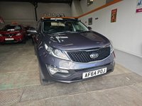 USED 2014 64 KIA SPORTAGE 2.0 CRDI KX-3 SAT NAV 5d 134 BHP 