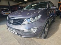 USED 2014 64 KIA SPORTAGE 2.0 CRDI KX-3 SAT NAV 5d 134 BHP 