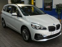 USED 2019 69 BMW 2 SERIES 1.5 218I LUXURY GRAN TOURER 5d 139 BHP 7 SEAT SAT NAV LEATHER CRUISE 1 OWNER 6 MONTHS GOLD WARRANTY