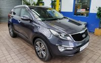 USED 2015 64 KIA SPORTAGE 2.0 CRDI KX-4 5d 181 BHP SAT NAV LEATHER SUNROOF CAMERA 3 OWNERS 8 SERVICES TO 64K MILES