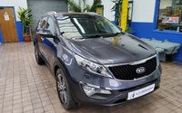 USED 2015 64 KIA SPORTAGE 2.0 CRDI KX-4 5d 181 BHP SAT NAV LEATHER SUNROOF CAMERA 3 OWNERS 8 SERVICES TO 64K MILES