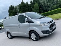 USED 2015 65 FORD TRANSIT CUSTOM 2.2 270 TREND LR P/V 99 BHP ** NO VAT * *  TOWBAR ** LOW MILES