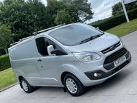 USED 2015 65 FORD TRANSIT CUSTOM 2.2 270 TREND LR P/V 99 BHP ** NO VAT * *  TOWBAR ** LOW MILES