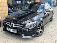 USED 2017 67 MERCEDES-BENZ C-CLASS 2.0 C 200 AMG LINE PREMIUM PLUS 4d 184 BHP Panoramic | Electric Memory Seats