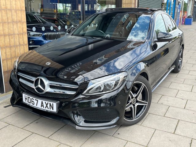 2017 67 Mercedes-Benz C-Class 2.0 C 200 AMG LINE PREMIUM PLUS 4d 184 BHP