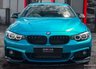 USED 2017 17 BMW 4 SERIES 3.0 435D XDRIVE M SPORT GRAN COUPE 4d 309 BHP M SPORT PLUS PCK+SNAPPER ROCKS BLUE