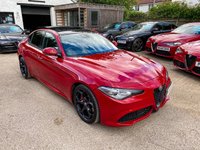 USED 2018 68 ALFA ROMEO GIULIA 2.0 TB VELOCE 4d 320 BHP .TWIN PANORAMIC SUNROOFS.