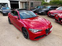 USED 2018 68 ALFA ROMEO GIULIA 2.0 TB VELOCE 4d 320 BHP .TWIN PANORAMIC SUNROOFS.