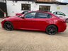 USED 2018 68 ALFA ROMEO GIULIA 2.0 TB VELOCE 4d 320 BHP .TWIN PANORAMIC SUNROOFS.
