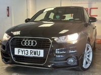 USED 2013 13 AUDI A1 1.6 SPORTBACK TDI S LINE 5d 105 BHP RAC PLATINUM WARRANTY INCLUDED IN PRICE