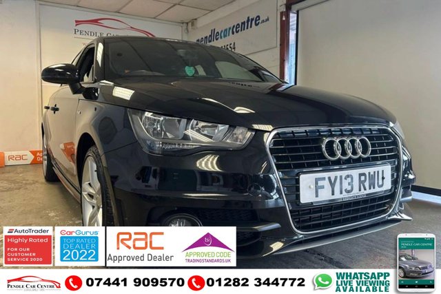 2013 13 Audi A1 1.6 SPORTBACK TDI S LINE 5d 105 BHP