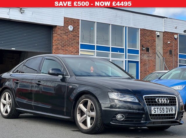 2009 59 AUDI A4 2.0 TDI S LINE 4d 141 BHP 