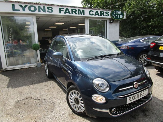 2018 68 Fiat 500 1.2 LOUNGE 3d 69 BHP NEW SHAPE