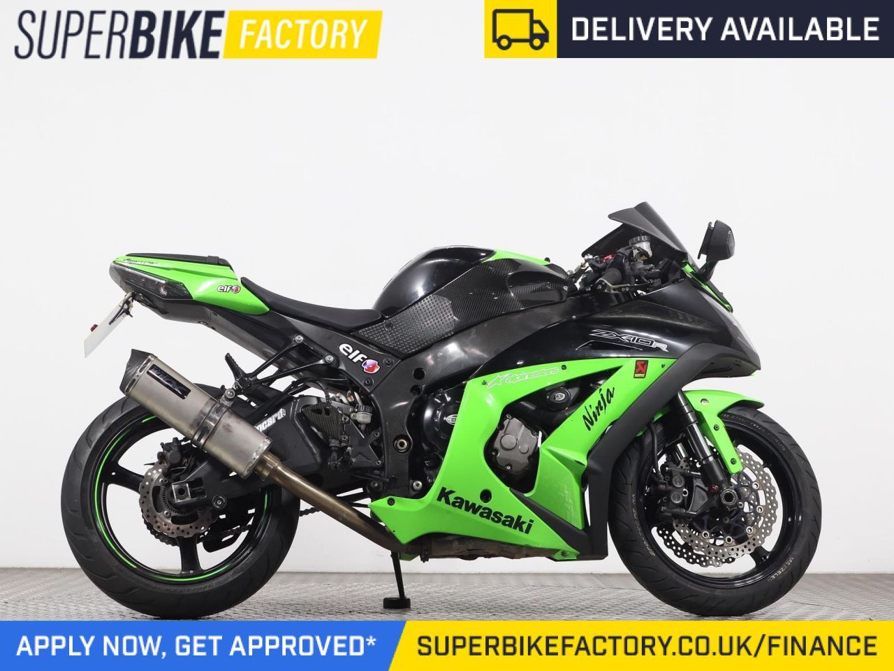 2013 KAWASAKI ZX-10R GREEN with 12658 miles - Used