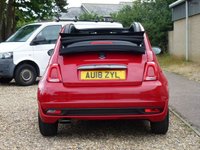 USED 2018 18 FIAT 500C 0.9 TWINAIR S 2d 105 BHP www.suffolkcarcentre.co.uk - Located at Ilketshall