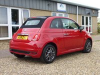 USED 2018 18 FIAT 500C 0.9 TWINAIR S 2d 105 BHP www.suffolkcarcentre.co.uk - Located at Ilketshall