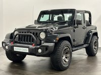 USED 2015 15 JEEP WRANGLER 2.8 CRD X 2d 197 BHP Sensational Rugged All Terrain 2.8 Jeep Wrangler , High Gloss Black, Full Ebony Leather Interior, White Interior Accents, 18"  X Edition Alloy Wheels