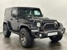 USED 2015 15 JEEP WRANGLER 2.8 CRD X 2d 197 BHP Sensational Rugged All Terrain 2.8 Jeep Wrangler , High Gloss Black, Full Ebony Leather Interior, White Interior Accents, 18"  X Edition Alloy Wheels
