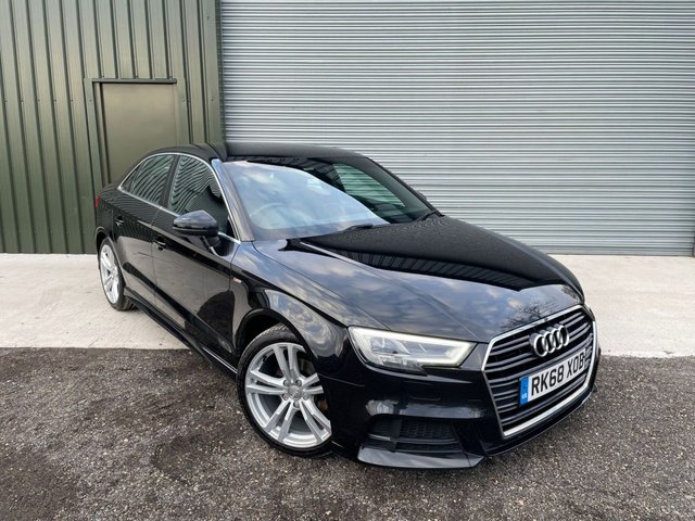 2018 68 Audi A3 2.0 TDI S LINE 4d 148 BHP
